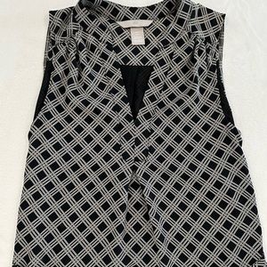 H&M black and white dress